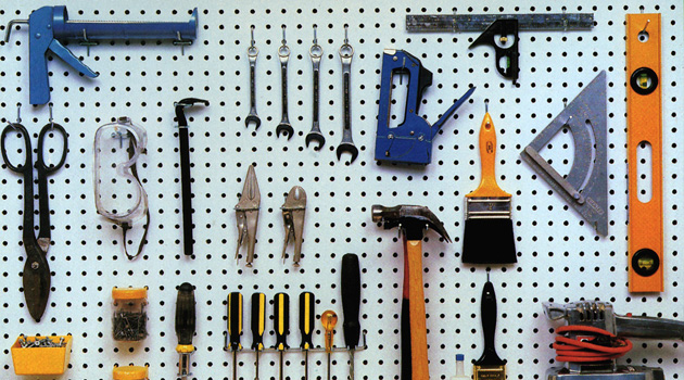 pegboard for tools