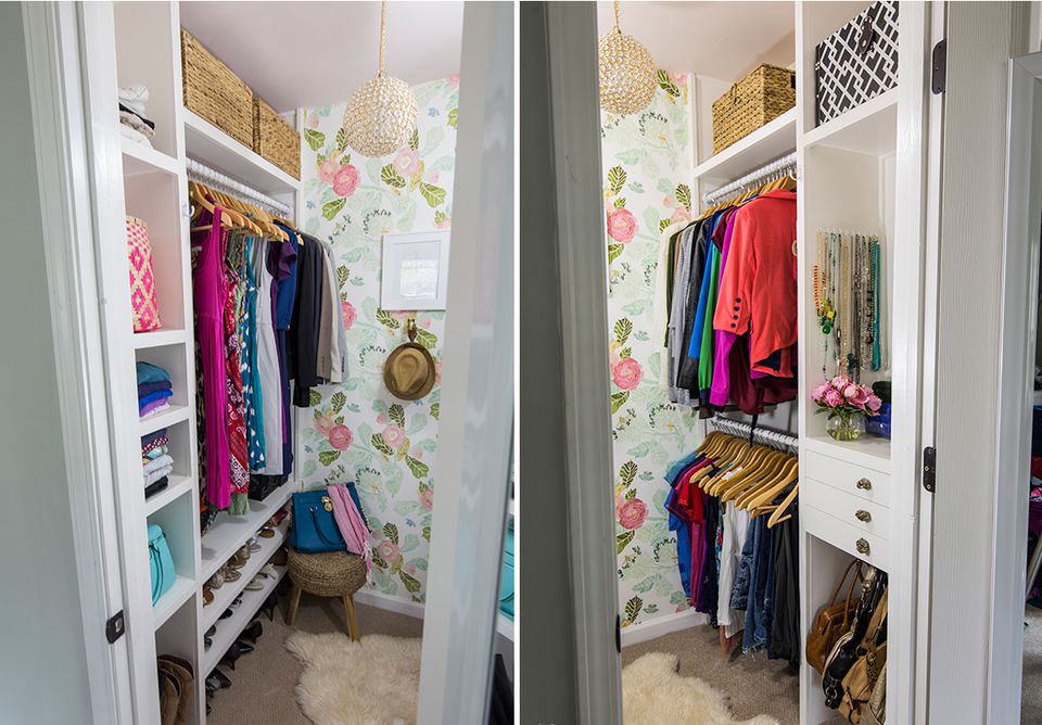 organised clothes room
