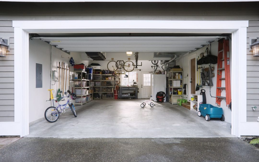 spacious clean garage
