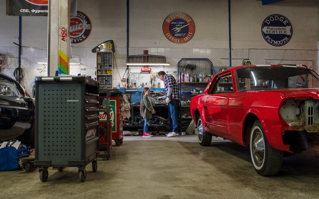 How can I clean my garage fast?