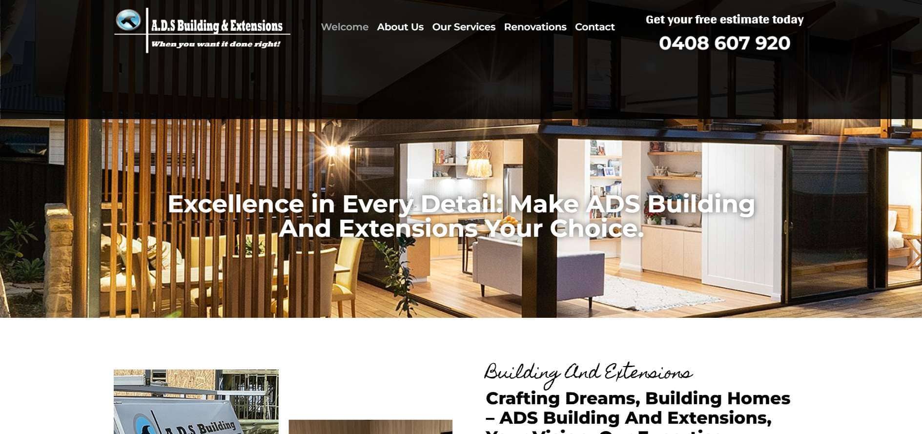 ads building and extensions