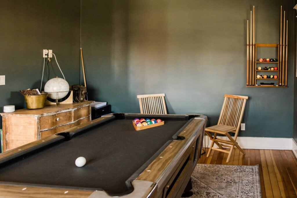 creating a pool table room in your garage