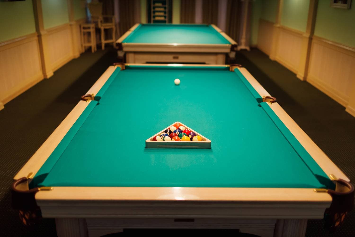 creating a pool table room in your garage 2