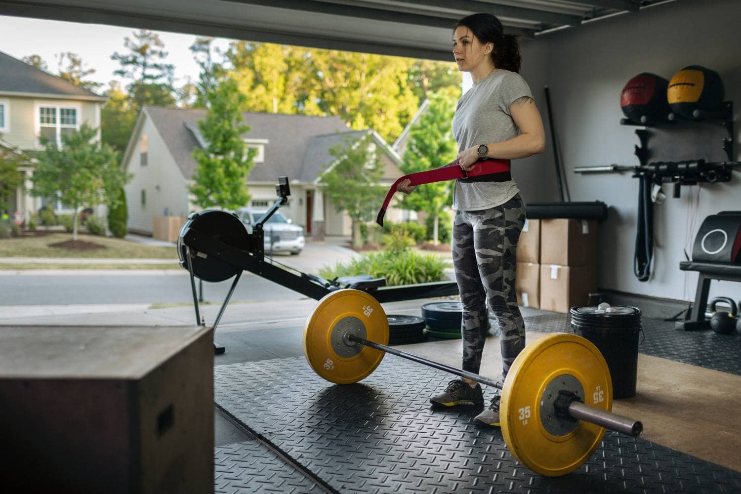 diy plate storage solutions for an organised garage gym 1