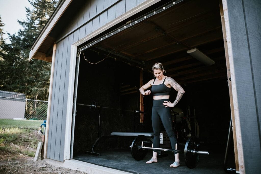 diy plate storage solutions for an organised garage gym