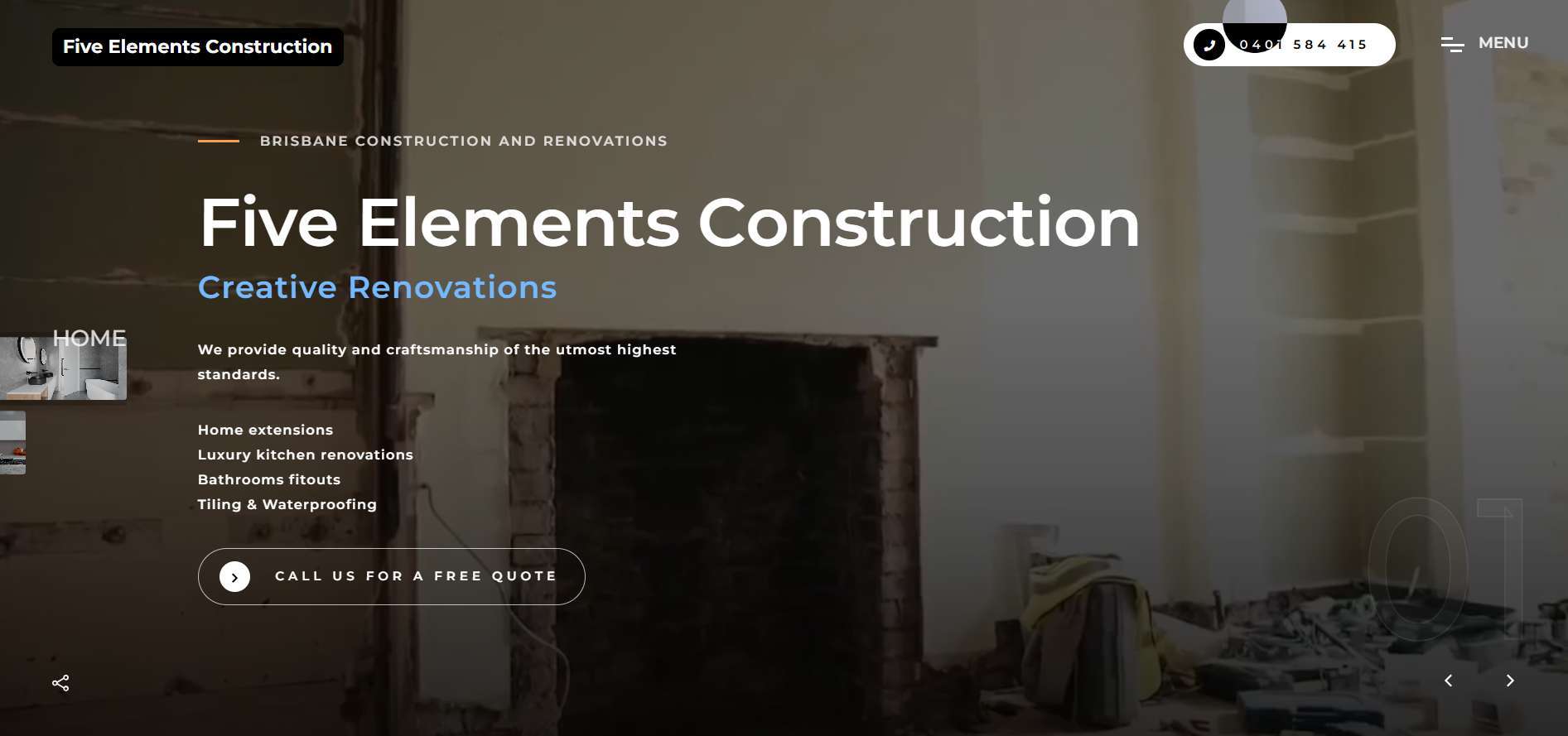 five elements construction