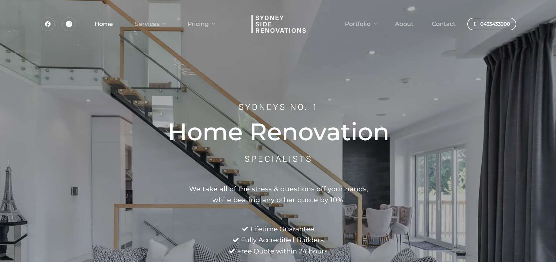 sydney side renovations